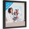 PHOTOLINI 3D cornice 30x30 cm nero, profonda con vetro e passe-partout, cornice per oggetti fino a 1,5 cm di profondità, legno MDF - perfetta per il fai da te e come regalo