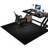 Tkuhknag Tappeto Sedia Gaming Tappeto per Sedia con Ruote Tappetino per sedia da ufficio Tappeto Salvapavimento Antiscivolo Tappetino Pavimenti per Parquet e Piastrelle Tappeto Sotto Scrivania 130 x 150 cm
