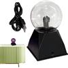 Generico Plasma Ball - Lampada al plasma USB ricaricabile, palloncino elettrostatico con attivazione del suono, lampada da scrivania interattiva, palla al plasma per decorazione, giocattolo e adulti, effetto e