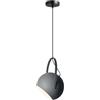 KXKLGWHN Lampada a sospensione a testa singola E27, lampada a sospensione moderna e minimalista in ferro battuto, paralume in metallo colorato, apparecchi di illuminazione per la decorazione del soffi