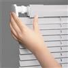 Generico Veneziana in Alluminio Per Finestre, senza foratura, protezione da luce e sole Veneziane, Lamella da 25mm Alluminio Persiane, Orizzontali Tende per Casa Ufficio Bagno(Grigio)