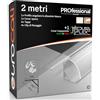 Eurocali Profilo Alluminio Angolare per Strisce LED Bianco con copertura Professionale Trasparente Made in Italy MedusaFlex in Policarbonato 2000 x 15.8 x 15.8mm - Cover standard opaca inclusa