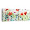 ARTTOR Stampe da Parete Moderne 100x40 cm Quadro su Tela Botanica Fiori - 3076
