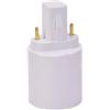 Chevnzev 5 Convertitori Lampada Bianca Adattatori G23 A E26/E27 per Installazione Lampadine Lampadina Ignifuga Base Connettore Accessorio Convertitore Portalampada