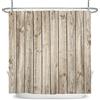 SDOTPMT 90x183cm Vecchio Legna Pavimento Tenda da doccia Rustico Legno duro Annata Legno Asse Plancia Fienile Porta Tenda da bagno Rurale Casale Tenda da vasca per Bagno Poliestere con ganci