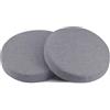ELYSYSRL Cuscini Sedia Rotondi 40/35/30/45/50cm Cuscino Sedie Antiscivolo 2 pezzi per Sedie Cucina Giardino e Sala da Pranzo Casa Sgabello Cuscino Sedia Rotondo Cuscini sfoderabili(Grigio,Diameter: 30CM/12in)