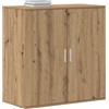 vidaXL Credenza Artisan Rovere 79x38x80 cm Legno ingegnerizzato