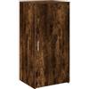 vidaXL Mobile Portaoggetti Rovere Fumo 50x45x103,5 cm in Truciolato, Armadio, Armadio da scrivania, Armadio da Ufficio, Armadio credenza