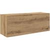 vidaXL Mobiletto da Bagno Rovere Artigianale 80x25x30 cm in Truciolato, Armadio a Muro da Bagno, Armadio da Bagno a Muro, Armadio da Bagno a Parete