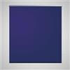 vidaXL Tenda a Rullo Oscurante 164,4x230 cm Larghezza Tessuto 160 cm Blu Marino