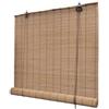 vidaXL Tapparella Avvolgibile Bambù Marrone 150x220 cm Tenda a Rullo Oscurante