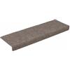 vidaXL Tappetini per Scale autoadesivi 15 pz 65x21x4 cm Beige Bordo Rettangolare