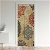 Loussiesd Boho Mandala Armadio Copertura della porta Tenda in stile bohemien Tenda per porta privacy KidsHippie Mandala Divisorio della stanza Copertura della tenda 86 x 203 cm Medaglione Giallo Trattamenti pe