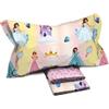 Novia - Completo di Lenzuola Letto Singolo per bambine e ragazze - Linea Fantasy variante Principesse. Materiale 100% Cotone, confortevole e piacevole sulla pelle