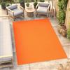 TAPISO Mono Tappeto da Esterno Arancione a Tinta Unita Resistente alle Intemperie per Patio Balcone Terrazza e Giardino Facile da Pulire UV Oeko Tex Certificato 140 x 200 cm