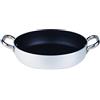 Baldassare Agnelli Pentole Agnelli ALSA110S40 Tegame con Maniglie, Alluminio, Nero, 40 cm