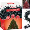 GINMA - Luci Natale Interno e Esterno LED con 8 Effetti Luce, Certificate, Basso Consumo e Impermeabili (Rosso, 25 metri (500 LED))