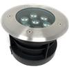 damastoreitalia Universo Faretto LED Calpestabile da Esterno IP67 con Controcassa - 7W Luce Fredda 6500K - Incasso a Terra Segnapassi per Ingressi, Parcheggi, Percorsi (7W - Luce fredda 6500K)