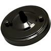 DC Voltage Lampadario a forma di rosone da soffitto, 108 mm, colore: nero