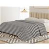 BANZAII TEXTILE INNOVATOR ONLINE Banzaii Telo Copriletto Multiuso 170x250 cm, Copridivano Universale, Telo Arredo per Letto e Divano, Copritutto Resistente Ilaria Tortora