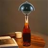 Starnearby Lampada Bottiglia Senza Fili Touch, Lampada da Tavolo Bottiglia LED Ricaricabile a Forma di Fungo, Lampada da Comodino Dimmerabile 3 Colori per Casa, Bar, Ristorante (Verde scuro)