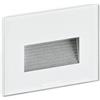 Lombardo Diffusore Luce Da Incasso Parete Led Stile Next 503 Asimmetrico Corpo in alluminio 6 LED 3W 310 Lumen LL643C3