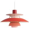 MOLOURK PH5 Nordica lampada a sospensione Cucina, Lampadario da ristorante in alluminio, regolabile in altezza, E27, moderna creativa Lampada a soffitto per loft, bar, soggiorno, camera da letto (E,30CM)