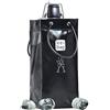 ICE-BAG Ice bag 17426 Raffrescatore ad Bottiglia PVC 11 x 11 x 25,5 cm, PVC, Nero, 11 x 11 x 25,5 cm