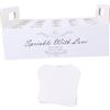 Perfeclan Scatola Porta Coni coriandoli Scatola Porta coriandoli Vassoio Forniture per Feste Coni di Carta Centrotavola Scatola Vassoio Coni di Carta per San, 20 Fori Bianchi