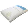 L'ANTICO ARCOLAIO - Cuscino Memory Foam Struttura Interna Bugnato Antiacaro Anallergico (40x70cm) Cuscini Letto Matrimoniale, Guanciale Letto Made in Italy (1, Federa con Aloe, Altezza 13)