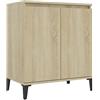 vidaXL Credenza Rovere Sonoma 60x35x70 cm in Legno Multistrato