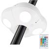 BIGMONAT Luce per ombrellone da patio, a LED, con telecomando, 12 colori cangianti, con timer e dimmer, luci wireless per tenda da campeggio, colore bianco