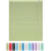 Generic Tende Veneziana in Alluminio su Misura Larghezza 25-165cm Altezza 50-290cm, Privacy, 25mm Persiane Veneziane Orizzontali per Finestre Interne(Fruit Green)