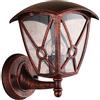 Chao Zan Lampada Lampadario Applique da Parete per Esterno, Applique Lanterna da Muro Lampada da Parete Impermeabile, Per Giardino Esterni, Alluminio, E27 IP44 per facciata/parete cortile balcone giardino (B)