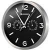 Bresser Orologio da Parete, Nero, 250x250mm