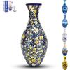 YELVYA 160 pezzi fai da te 3D vaso floreale puzzle moderno a forma di bottiglia con colonna d'acqua per fiori veri o artificiali, decorazione per la casa