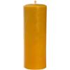 BeesWax - Candele artigianali 100% cera d'api naturale, senza fumo, stoppino in cotone, lunga durata, 6 misure, idea regalo e decorazione, Made in EU