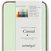 schlafgut Casual Lenzuolo con angoli da 90x190cm a 100x200cm, 100% cotone organico, Green Light