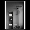 HOMCOM Specchio Bagno con Luce LED a 3 Colori 70x50 cm, Specchio da Parete in Vetro Temperato Reversibile con Luminosità Regolabile, Funzione Memoria, Antiappannamento, Interruttori Touch, IP44