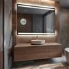 FORAM Specchio da Bagno LED 150x70cm Lucy - su Misura - Specchio da Parete Personalizzabile, con Opzione di Selezione
