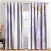 Kzzfqxb 107×160cm Tende in marmo viola, da sogno con macchie dorate, oscuranti 2 pannelli per soggiorno e camera da letto, drappeggiate, decorazione moderna e lussuosa per la stanza