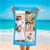 CUSMMIST Telo mare personalizzato con foto,Asciugamano in microfibra personalizzato,ad asciugatura rapida,Telo bagno asciugamano personalizzato per adulti piscina spiaggia-4Foto