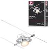 Paulmann CorDuo, punto luce per sistema di cavi per faretti, 94431, Mac II, massima CC 10 Watt, lampade con cavi, estensibile, cromato, opaco, in plastica, GU 5,3, senza lampadine