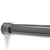 SOTECH 4 x Asta per armadio in acciaio inox 1160 mm ROUND Ø 25 mm con 8 pz. porta tubo per armadio TUBO inox