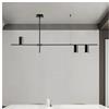 PBNEDCAE Lampada a sospensione da cucina, lampada a sospensione da cucina, stile moderno semplice, lampadario lungo a LED, lampada a sospensione per soggiorno, lampada da bar da pranzo (colore: un colore,