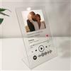 LAC EVERYTHING EVERYWHERE LAC Targa Spotify Personalizzata con Foto - Targhetta Personalizzata Spotify con Plexiglass da Appoggio | Idea Regalo Fidanzato, Fidanzata, Regali Personalizzati per Amica