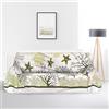 BANZAII TEXTILE INNOVATOR ONLINE Banzaii telo mare maxi antisabbia, copriletto, copridivano, copritutto in cotone 210x230 cm Corallo Beige