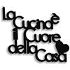 Declea Home Decor, Scritta frase in legno da appendere La cucina è il cuore della casa, Decorazione Murale da appendere alla parete ideale per la per cucina, Black, 60X45 cm