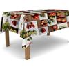 BANZAII TEXTILE INNOVATOR ONLINE Banzaii Tovaglia in PVC Cerata Antimacchia Resistente a Sole e Intemperie Facile Da Tagliare Nella Misura Che Vuoi - Ortaggi Marrone 140x100 cm