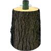 MAURY'S IL NUMERO UNO DEL RISPARMIO Maury's Base Albero di Natale Tronco Realistico Natalizio in Finto Legno Supporto Resistente Addobbo Festivo Diverse Misure Adattabili per Alberi Artificiali (210/240 cm)